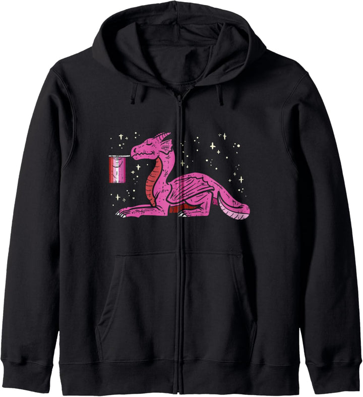 Dragon Mythical Animal LGBT Lesbian Flag Gay Pride Ally Kapuzenjacke