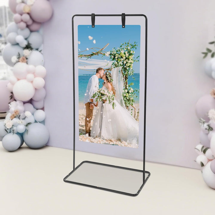 Hochzeitsschild Ständer Höhenverstellbar 175cm Boden Schildhalter