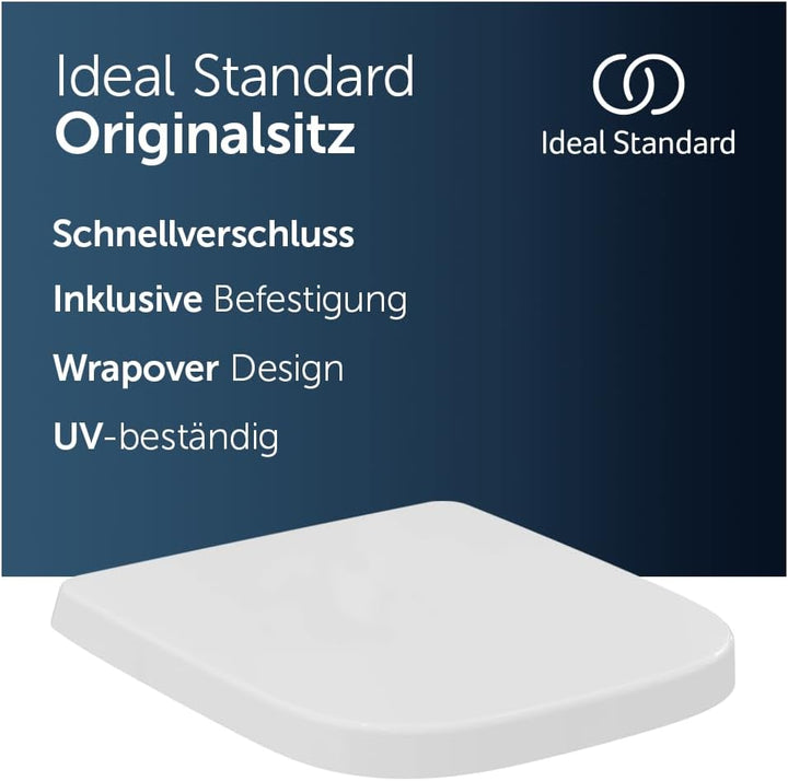 Ideal Standard T473601 Ideal Standard i.life S WC-Sitz, Wrapover Standard Close, Standard Close