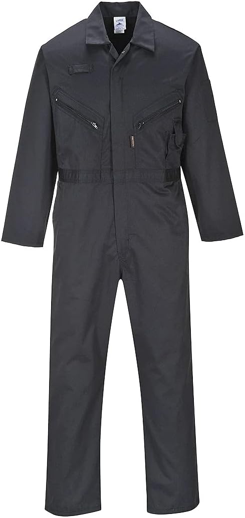 Portwest Overall Liverpool, Grösse: XXL, Farbe: Schwarz, C813BKRXXL XXL Schwarz, XXL Schwarz