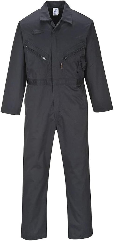 Portwest Overall Liverpool, Grösse: S, Farbe: Schwarz, C813BKRS S Schwarz, S Schwarz