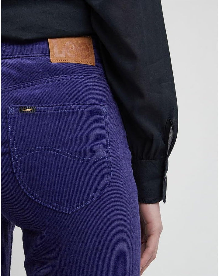 Lee Legendäre Damen-Jeans, mittlere Taille, gerades Bein, Übergrösse 24W / 31L Lila, 24W / 31L Lila