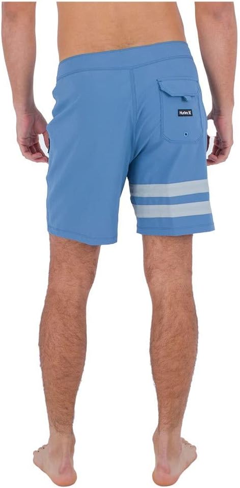 Hurley Herren Block Party 18' Badeshorts für Herren, Deep Aqua