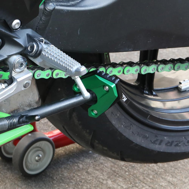 Modeer Kompatibel mit Z900 2017-2025 Motorrad CNC-Stütze Verlängerungsplatte Ständer Seitenständer P