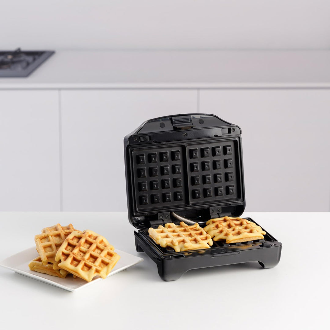 Taurus Miami Premium Sandwichtoaster, austauschbar, 900 W, 0 Dezibel, Kunststoff, Schwarz Multi-Plat