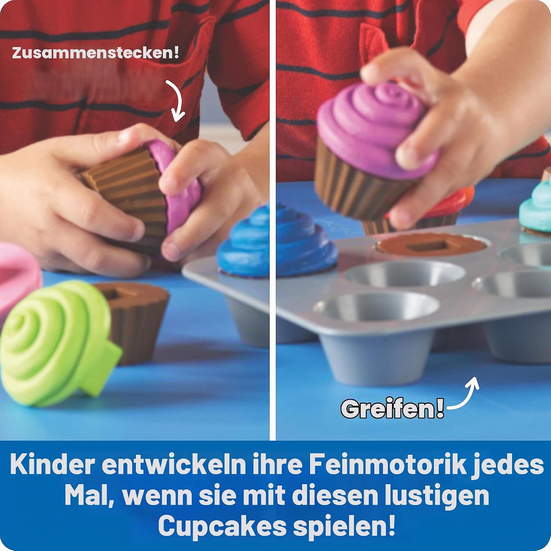 Learning Resources Smart Snacks Cupcake Formen-Steckspiel Einzeln, Einzeln