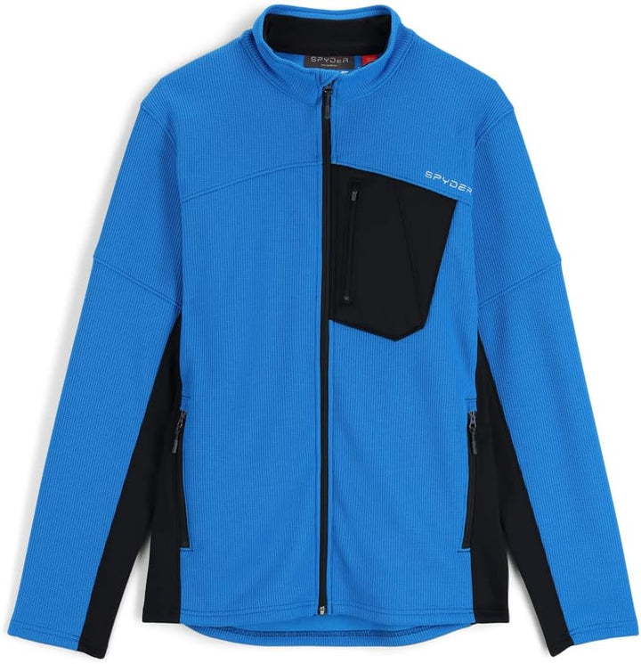 Spyder Herren Bandit Hybrid Full Zip Jacket Fleecejacke (1er Pack) S Collegiate Black, S Collegiate