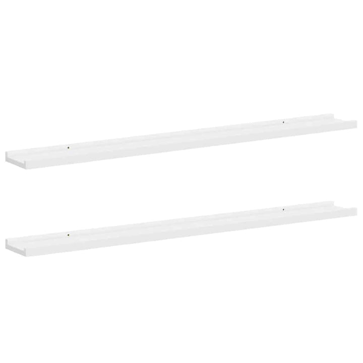 Susany 2 STK. Wandregal, Bilderleiste, Bücherregal, Schweberegal Hängeregal Büroregal Dekoregal Frei