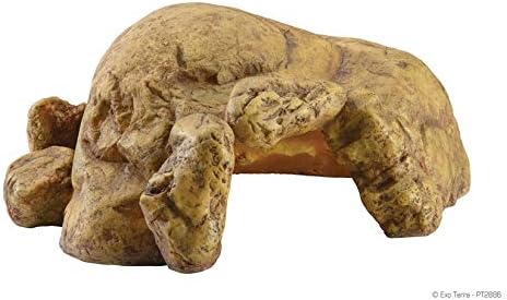 Exo Terra Reptile Cave, sicheres Versteck für Reptilien und Amphibien, XXL, 1 Stück (1er Pack) 2XL (