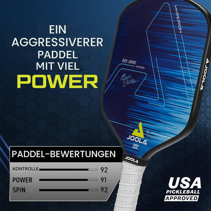 JOOLA Ben Johns Hyperion Pro Pickleball-Schläger – Tournament Edition Pickleballschläger – Weltmeist