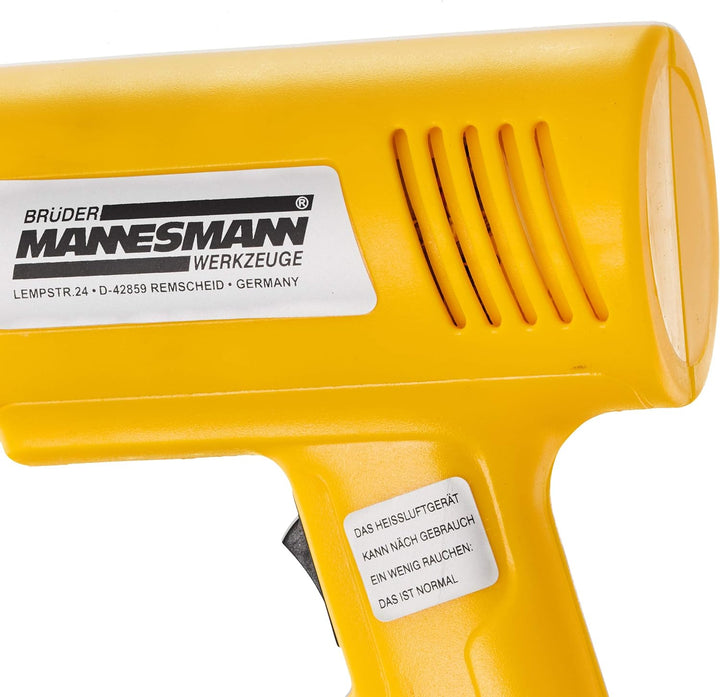Brüder Mannesmann M49500 Heissluftgebläse 2000 W, 4-tlg, 230 V || 50Hz (Packung mit 2) Pack of 2, Pa