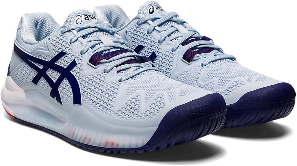 ASICS Damen Gel-Resolution 9Sneaker 39 EU Soft Sky Dive Blue, 39 EU Soft Sky Dive Blue