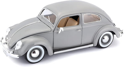 Bburago Volkswagen Käfer (1955): Modellauto im Massstab 1:18, Türen, Kofferraum und Motorhaube beweg