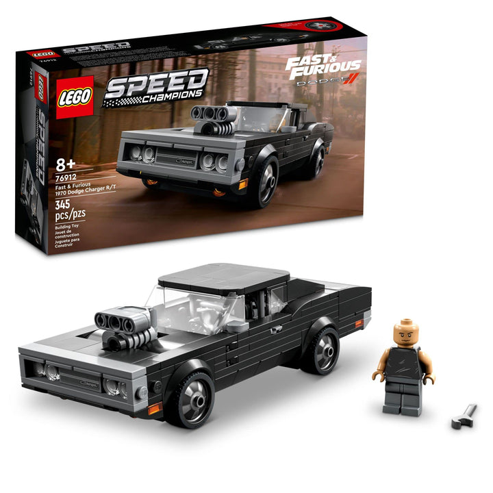LEGO Speed Champions Fast &amp; Furious 1970 Dodge Charger R/T 76912, Spielzeug-Muskelauto-Modell-Set fü