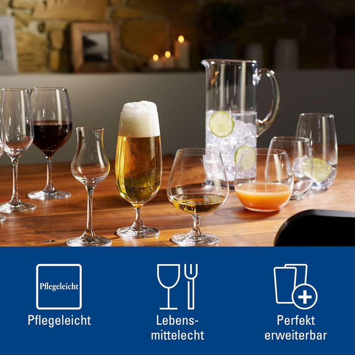 Villeroy und Boch Entrée Krug, 1,5 L, Kristallglas, Klar