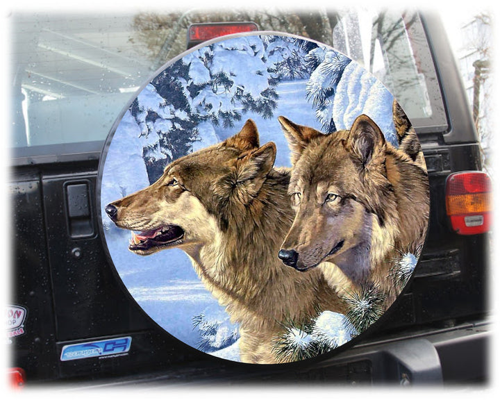 AB3-00238 WOLF 3 Reserveradabdeckung 79x30 cm Ersatzradabdeckung Reserveradhülle Reifencover Radhüll