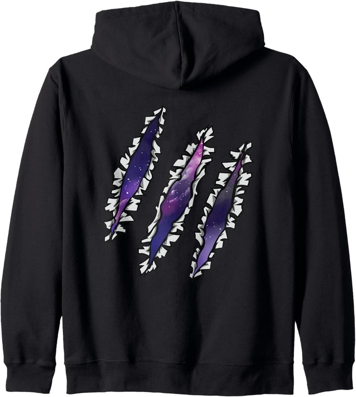 Scratch Galaxy Weltall Weltraum Kapuzenjacke