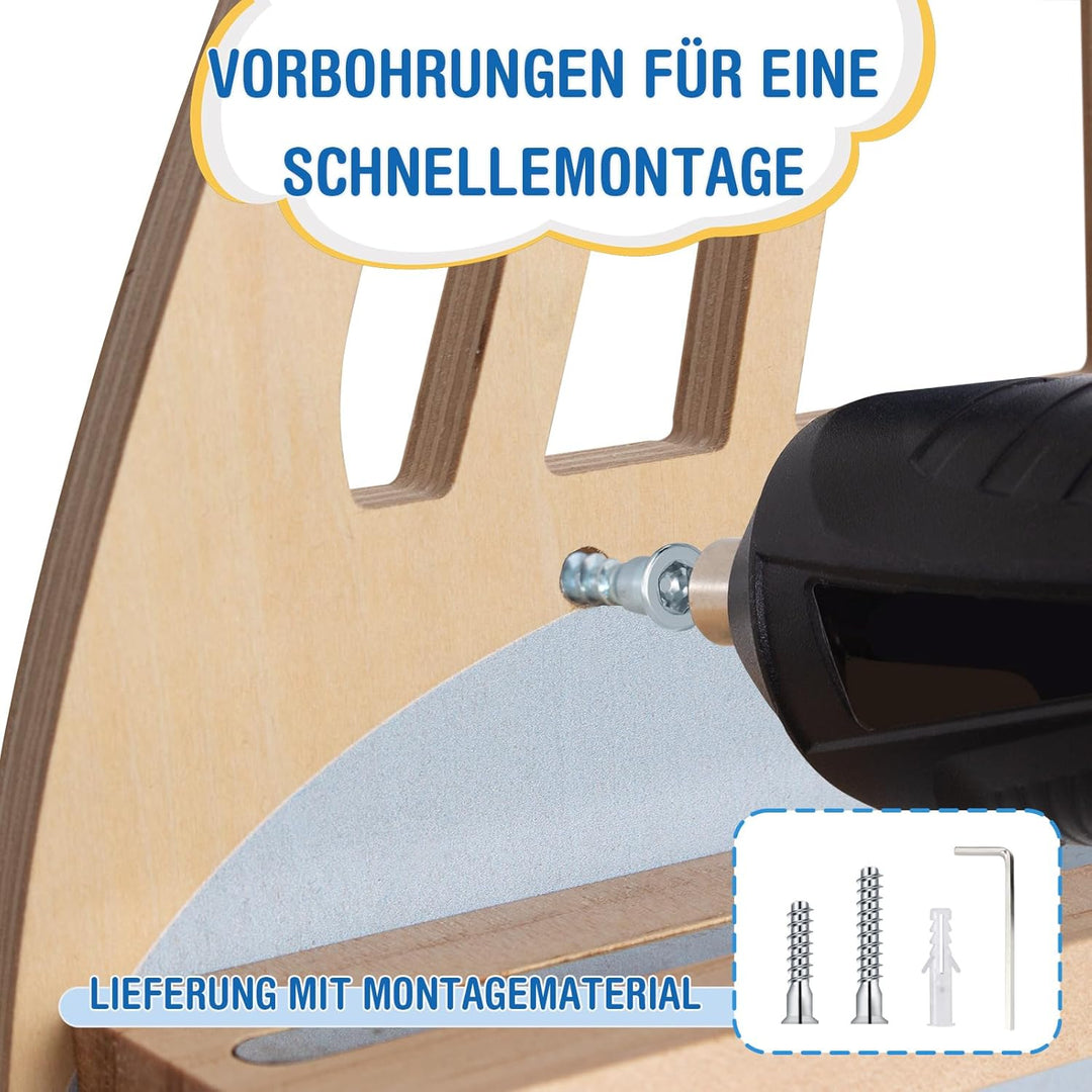 Todeco Tonie-Regal für Toniebox Hörfiguren, Magnetische Aufbewahrung für 20-25 Tonie, Perfekte Tonie