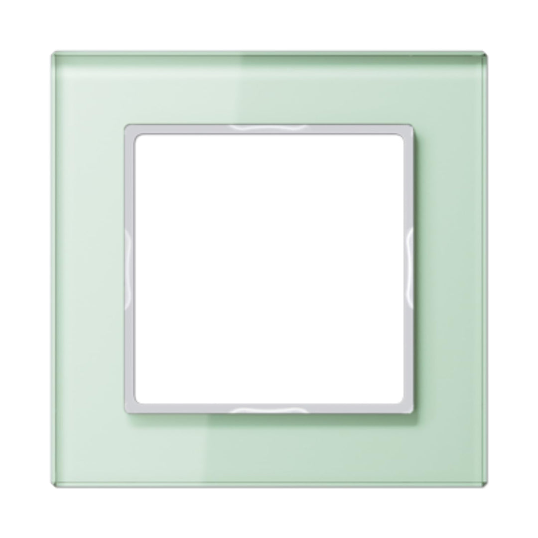 Jung AC 581 GL WMT AC581GLWMT Rahmen Glas 1fach Serie A Creation mattweiss