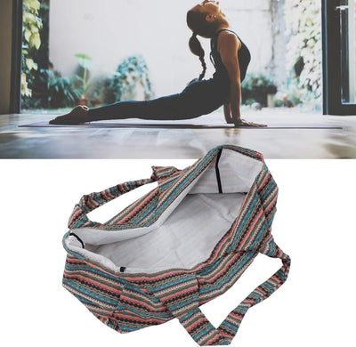 Alomejor Fitness-Yoga-Tasche, Yoga-Mattentasche mit Grosser Kapazität für Outdoor-Reisen, Fitness, Y