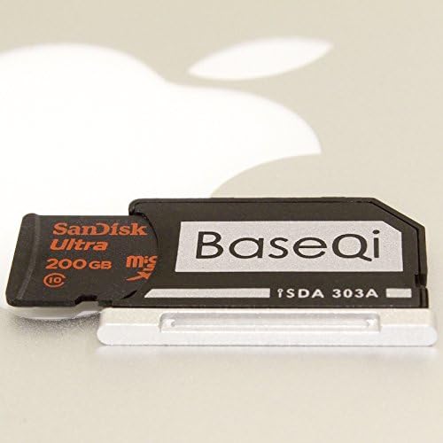 BaseQi Micro-SD-Adapter aus Aluminium für MacBook Pro Retina, 13 Zoll (33 cm)