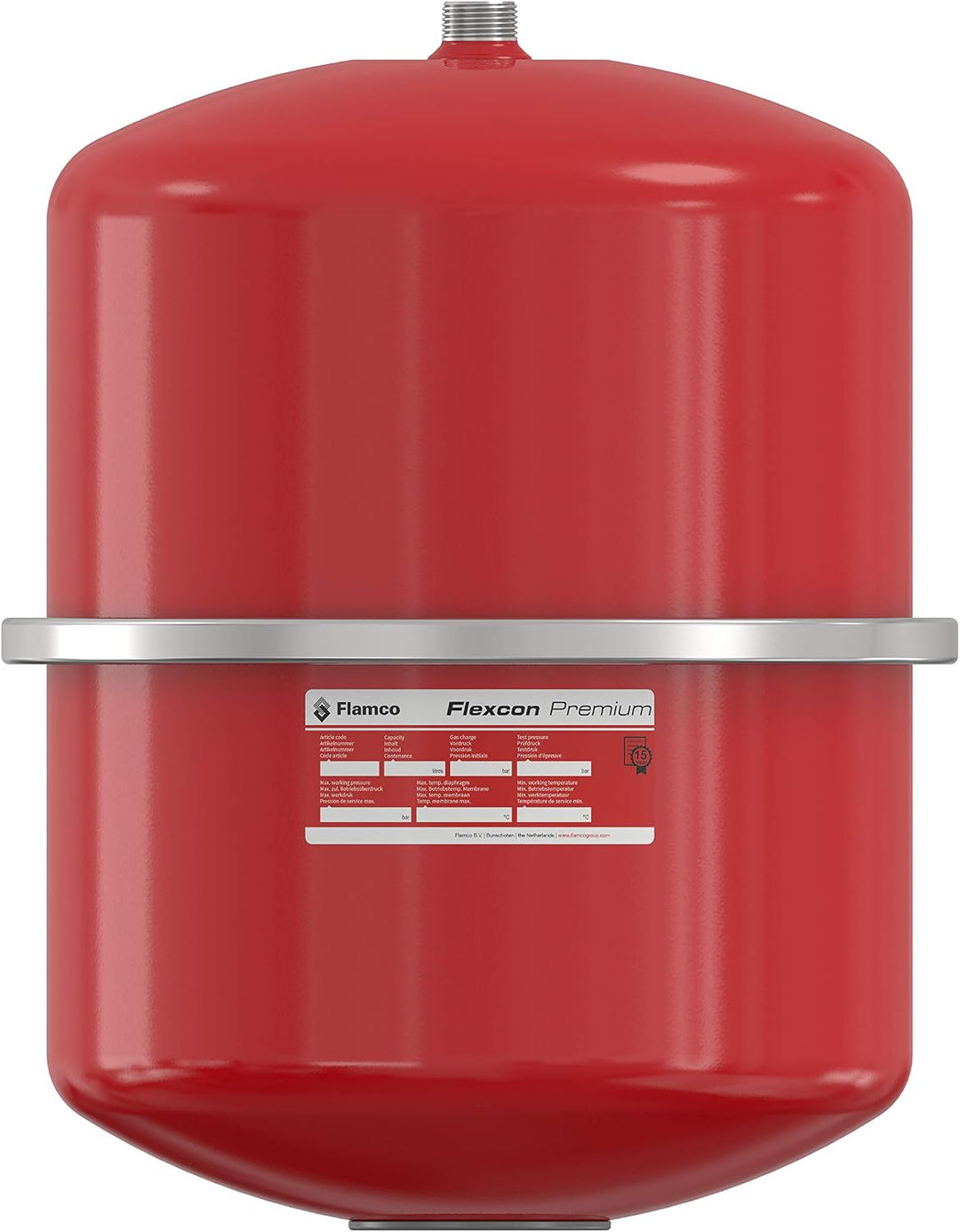 Flamco Flexcon Premium 25L 1/3bar Ausdehnungsgefäss - Ideal für geschlossene Kreisläufe, Heizung, Kl