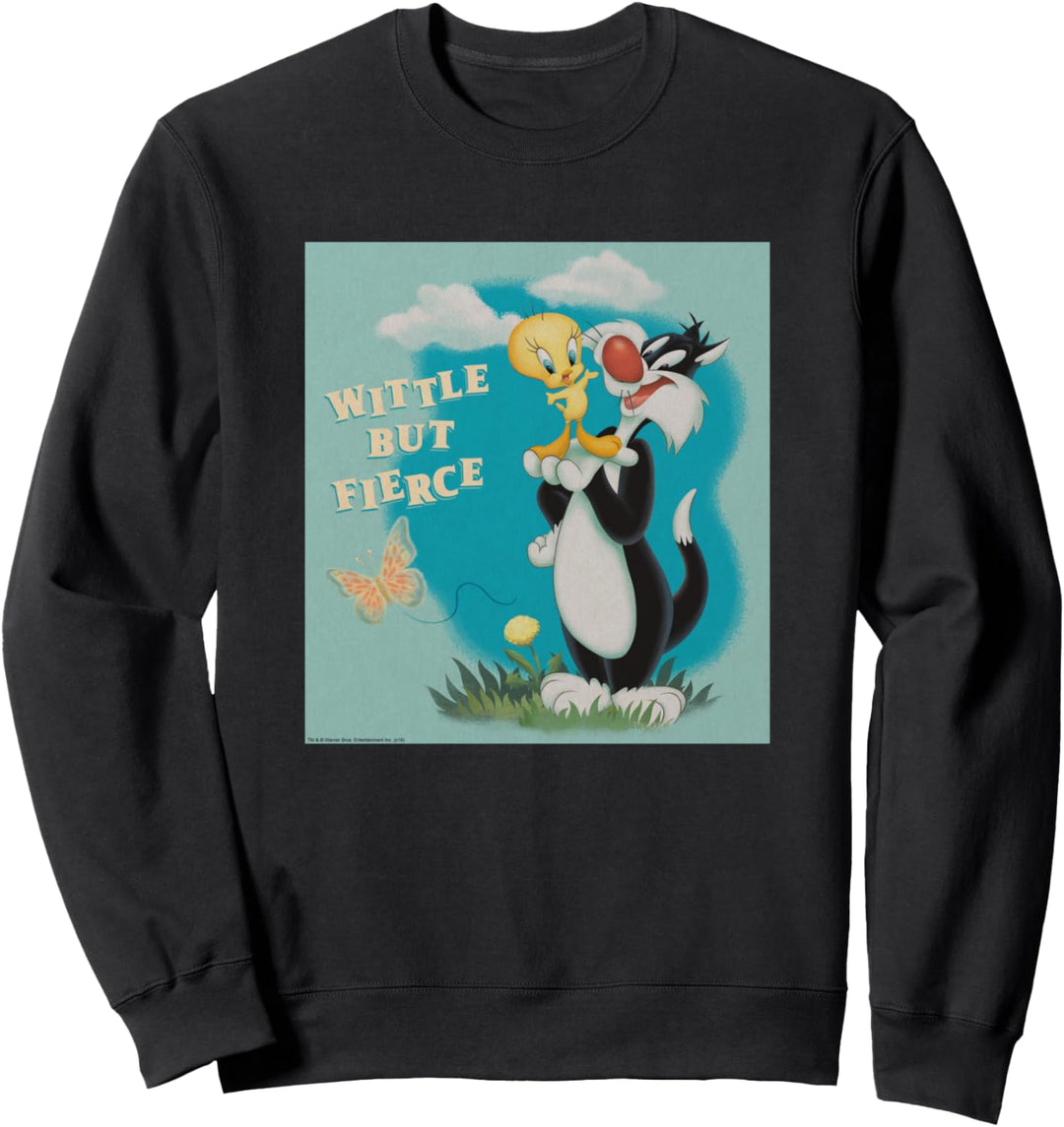 Looney Tunes Sylvester and Tweety Widdle But Fierce Sweatshirt