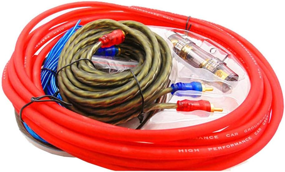 Mintice Kfz Verstärker Kabelsatz Anschluss Set Endstufe Kabel Anschlusskabel Audio Subwoofer Cinchka