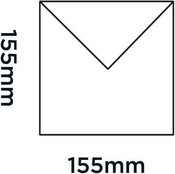 Blake Purely Everyday ENV0130 Quadratische Briefumschläge Nassklebung Briefumschläge Spitz Klappe 15