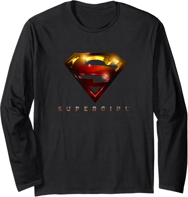 Supergirl: TV Series Logo Glare 3D Langarmshirt
