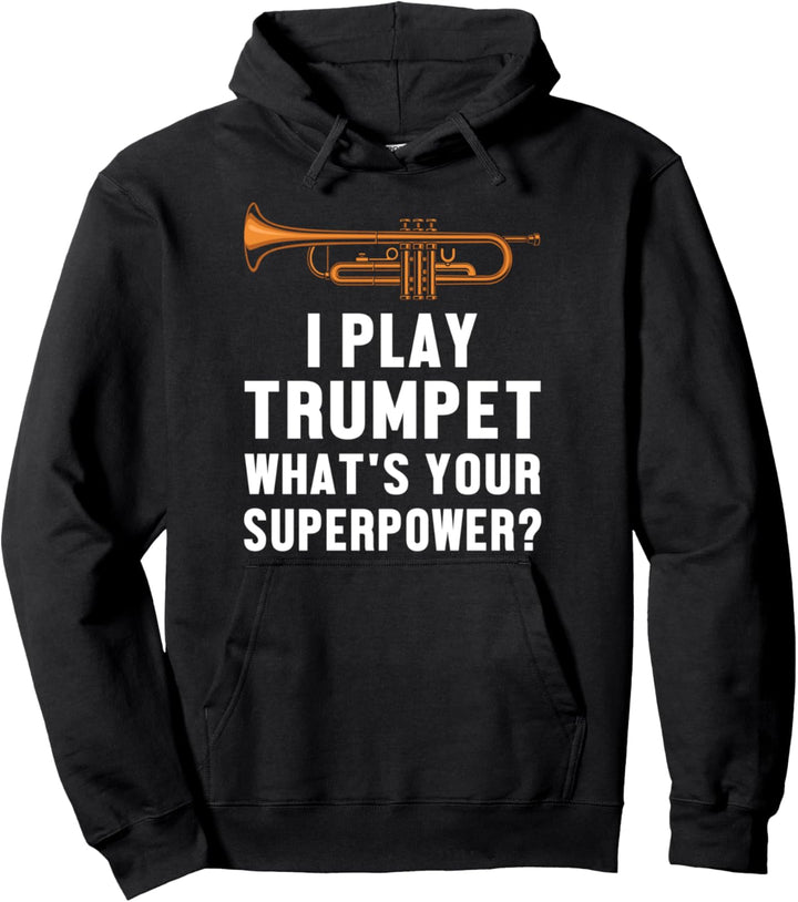 Trompete Blasorchester Blasinstrument Blasmusik Jazz Musiker Pullover Hoodie