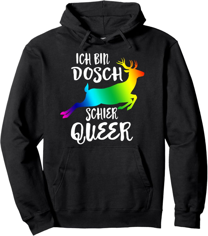 Ich Bin Dosch Schier Queer Lgbt-Q Regenbogenflagge Gay Stolz Pullover Hoodie