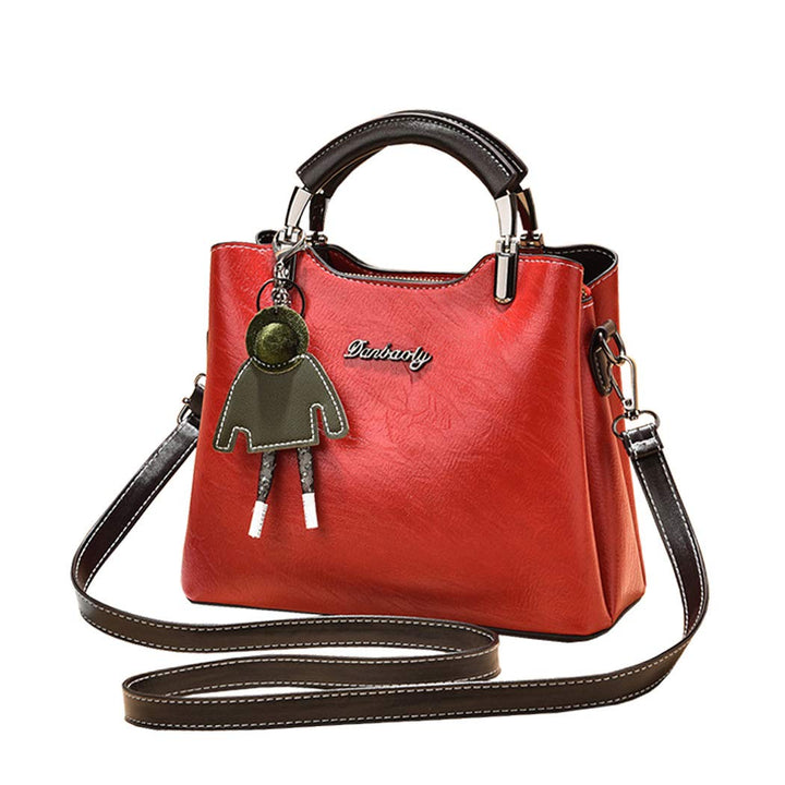 BUKESIYI Damen Tasche Umhängetasche Handtasche Frauen Klein Schultertasche Weekender Lack PU Leder C