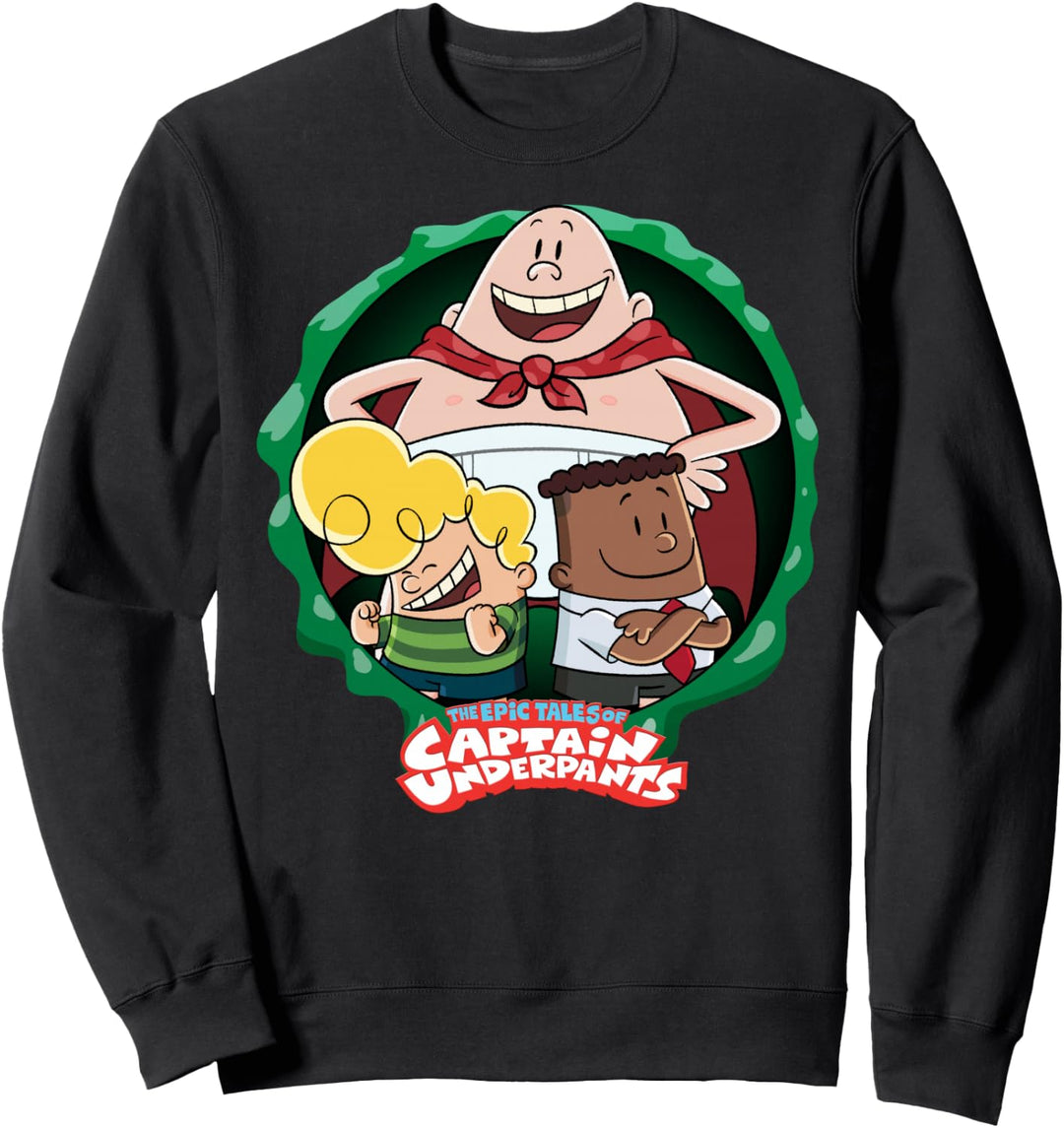 Captain Underpants Scheinwerfer Sweatshirt