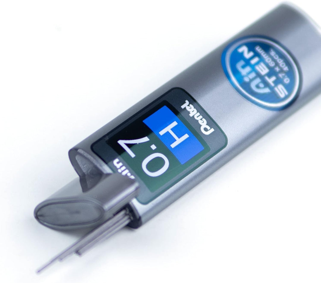 Pentel C277-HO Ain Stein Feinmine, Strichstärke 0.7 mm, Härtegrad H, 40 Minen je Dose, H