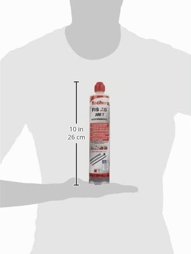 FISCHER FIS AB 300 T Injektionsmörtel 300 ml mit Zulassung für Beton und Mauer, 1 Stück,535646