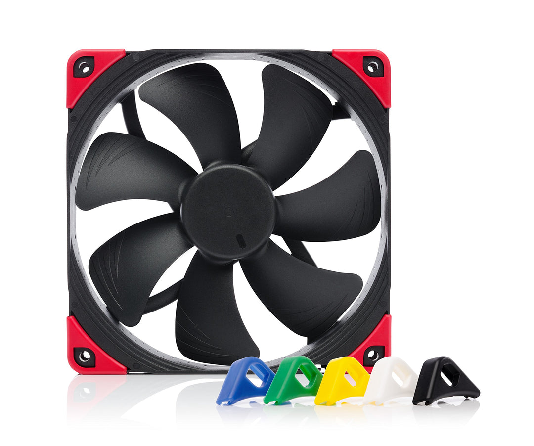 Noctua NF-A14 PWM chromax.black.swap, Leiser Premium-Lüfter, 4-Pin (140mm, Schwarz)