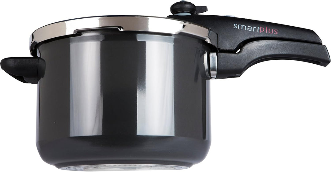 Prestige Smartplus Harteloxierte Antihaft-Schnellkochtopf – 6 Liter, schwarz