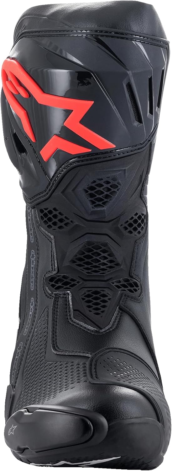 Alpinestars Unisex MotorradssMotorradstiefel 41 EU Schwarz Gelb Rot, 41 EU Schwarz Gelb Rot