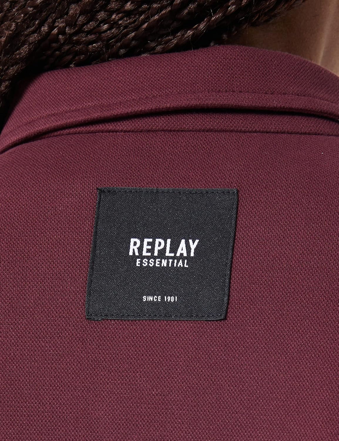 Replay Damen Sweatshirt L 459 Burgundy, L 459 Burgundy