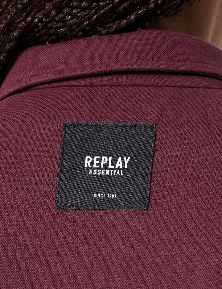 Replay Damen Sweatshirt L 459 Burgundy, L 459 Burgundy