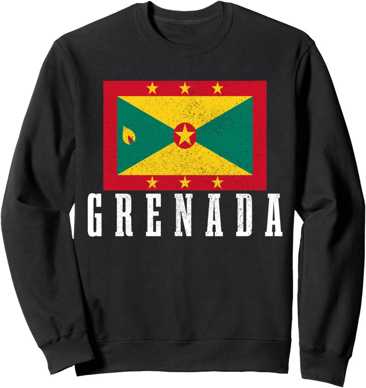 Grenada Flagge Vintage Karibik Souvenir Sweatshirt