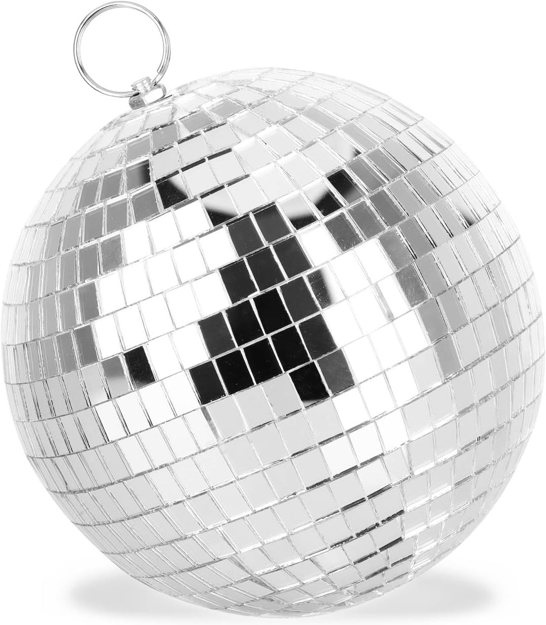 com-four® Discokugel - Spiegelkugel zum Aufhängen - Disco Ball für Party - Partykugel für Silvester,