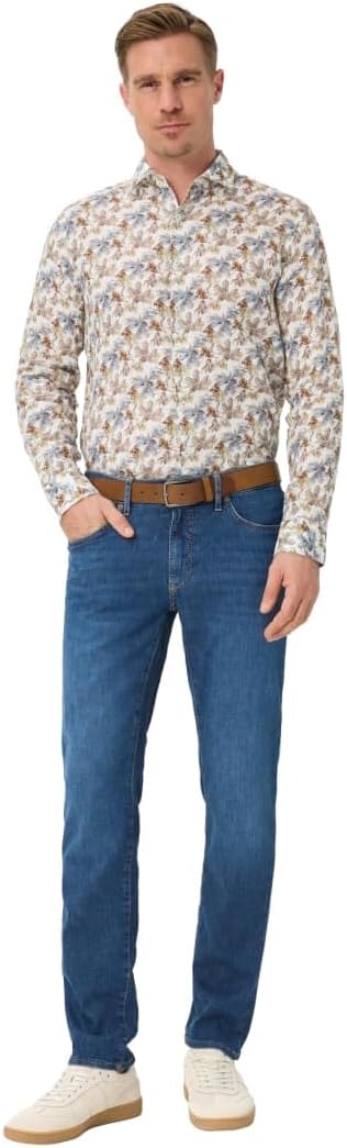 Brax Herren Jeans Style Chuck Hi-Flex Light 32W / 30L 23 Dark Blue Used, 32W / 30L 23 Dark Blue Used
