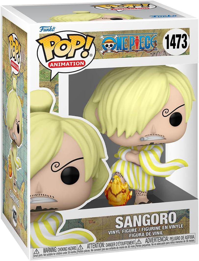 Funko POP! Animation: One Piece S8 - Monkey D. Luffy & Pop! Animation: One Piece - Vinsmoke Sanji -