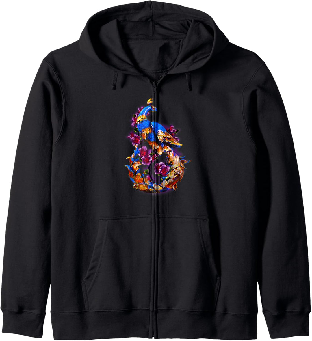 Verziertes japanisches Phoenix Kapuzenjacke