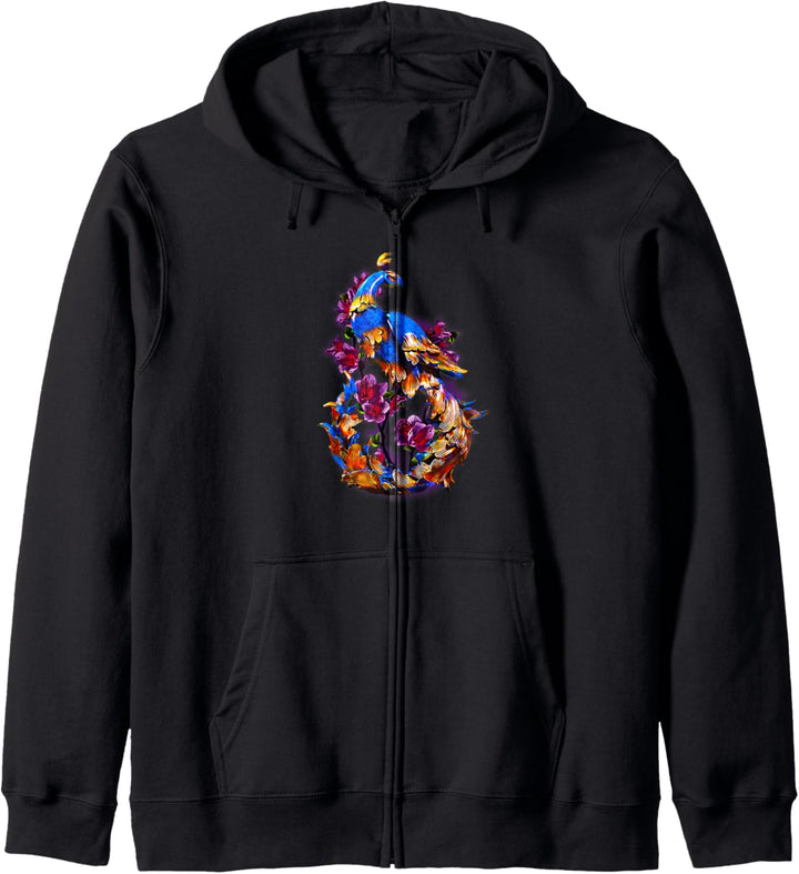 Verziertes japanisches Phoenix Kapuzenjacke