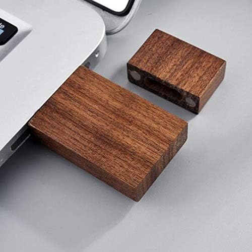 Anloter USB-Speicherstick, 8GB, USB 3.0, Walnussholz, für Datum, High Speed 3.0, 8 GB / 3.0, 5 Stück