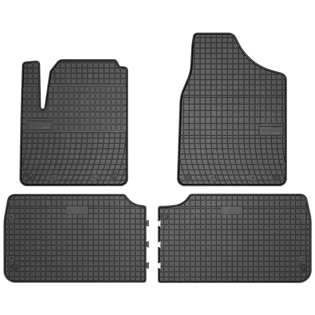 SMK Gummimatten auto fussmatten Satz für SEAT Alhambra I 1996-2010 Erleben Sie einen neuen Standard