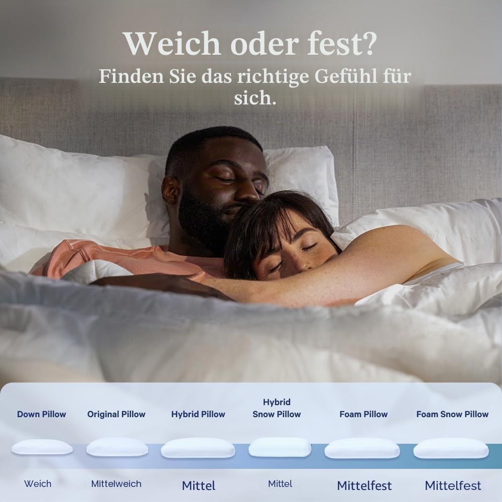 Casper Sleep Hybrid Kissen, Standard, Weiss Weiss Standard, Weiss Standard